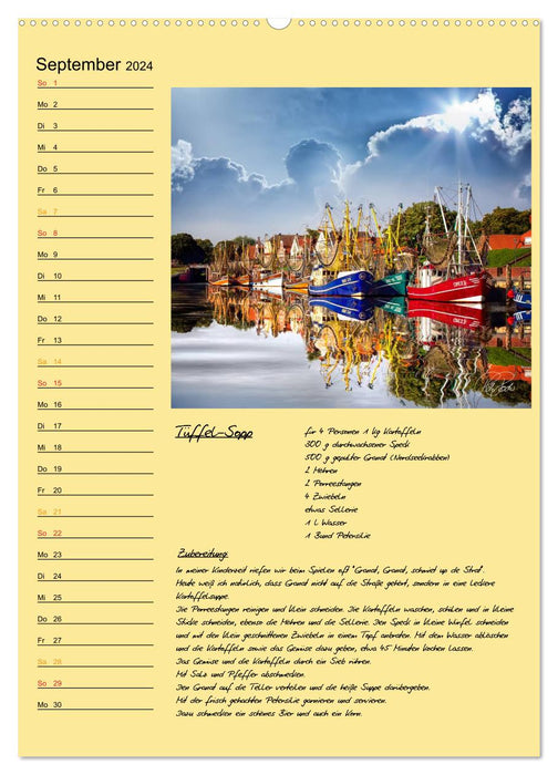 Ostfriesland - Appetit auf mehr / Geburtstagskalender (CALVENDO Premium Wandkalender 2024)