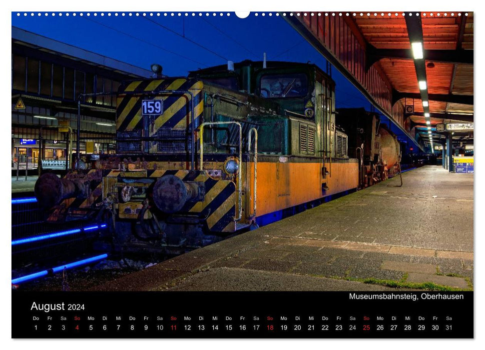 Ruhrlights II - Nachtlichter des Ruhrgebietes (CALVENDO Wandkalender 2024)