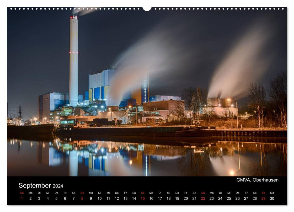 Ruhrlights II - Night lights of the Ruhr area (CALVENDO wall calendar 2024) 