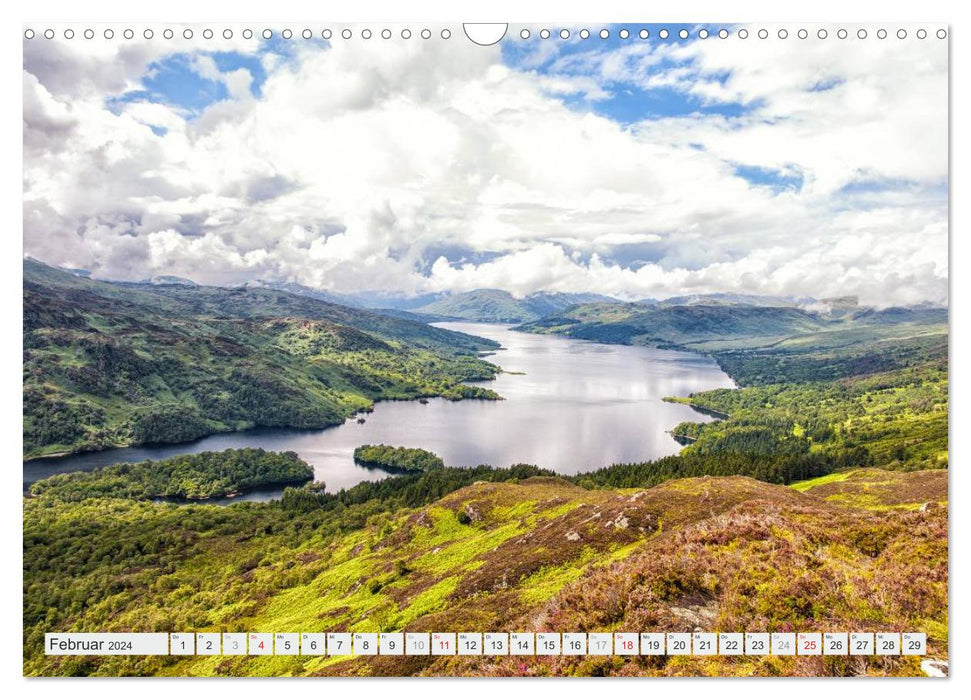 Voyages de rêve Ecosse (Calendrier mural CALVENDO 2024) 