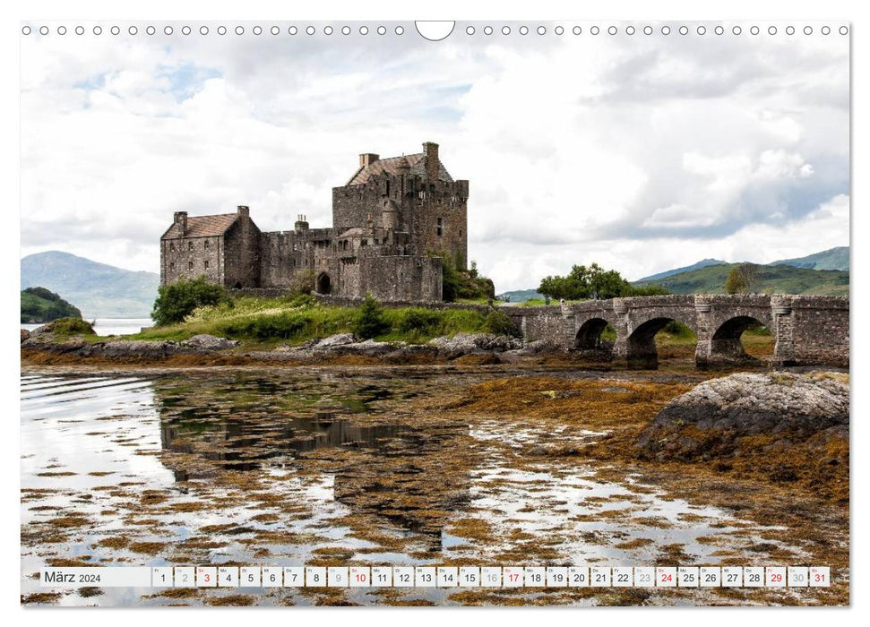 Voyages de rêve Ecosse (Calendrier mural CALVENDO 2024) 