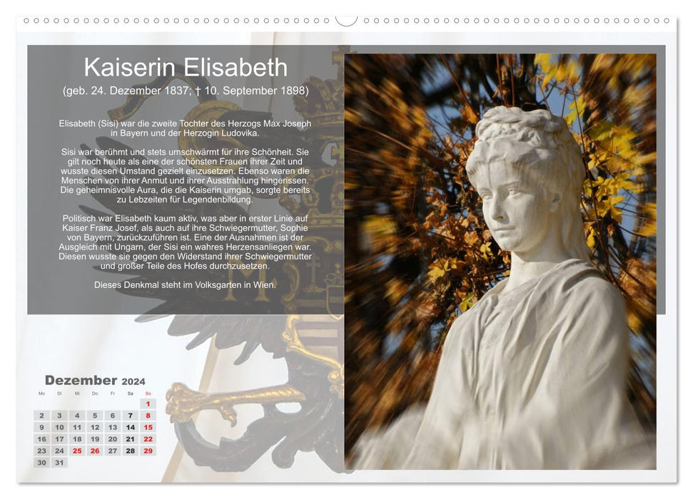 On the trail of the Habsburgs (CALVENDO wall calendar 2024) 
