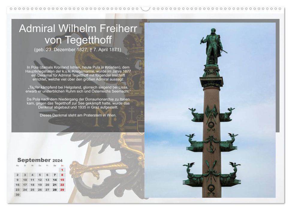 On the trail of the Habsburgs (CALVENDO wall calendar 2024) 