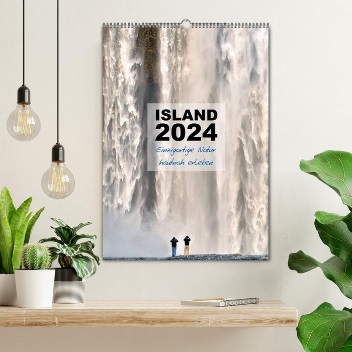 Island 2024 - Einzigartige Natur hautnah erleben (CALVENDO Wandkalender 2024)