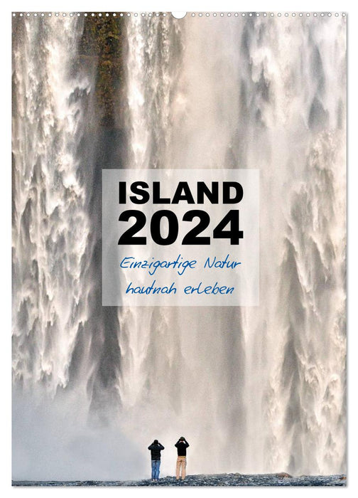 Iceland 2024 - Experience unique nature up close (CALVENDO wall calendar 2024) 