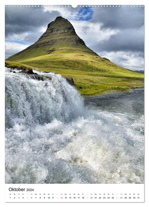 Island 2024 - Einzigartige Natur hautnah erleben (CALVENDO Wandkalender 2024)