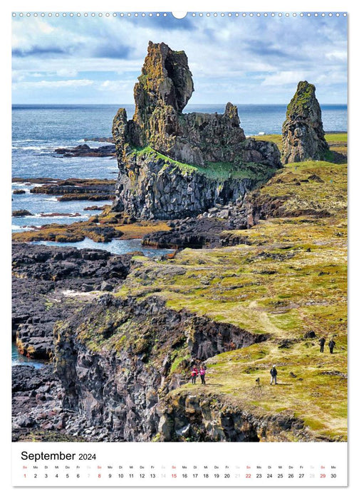 Iceland 2024 - Experience unique nature up close (CALVENDO wall calendar 2024) 