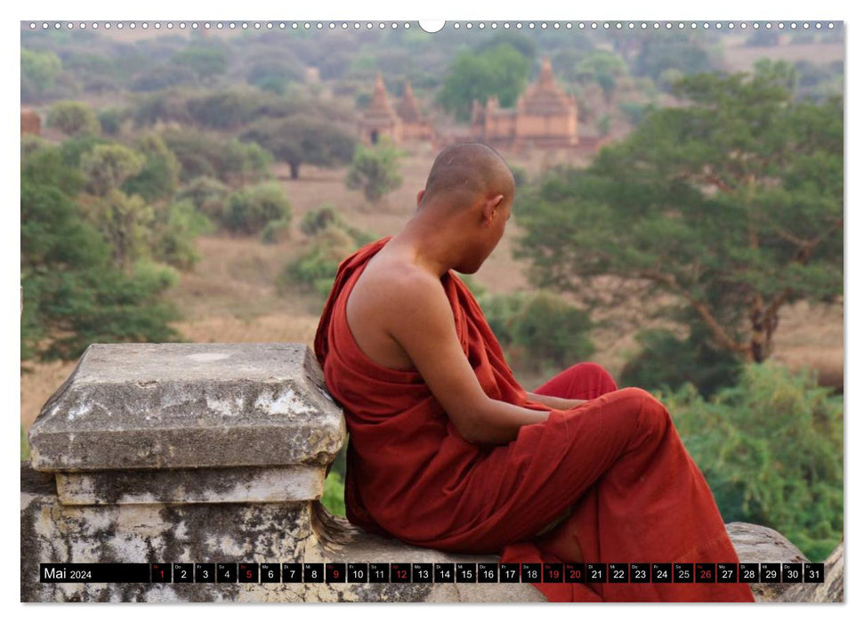 Zauberhaftes Myanmar (CALVENDO Wandkalender 2024)