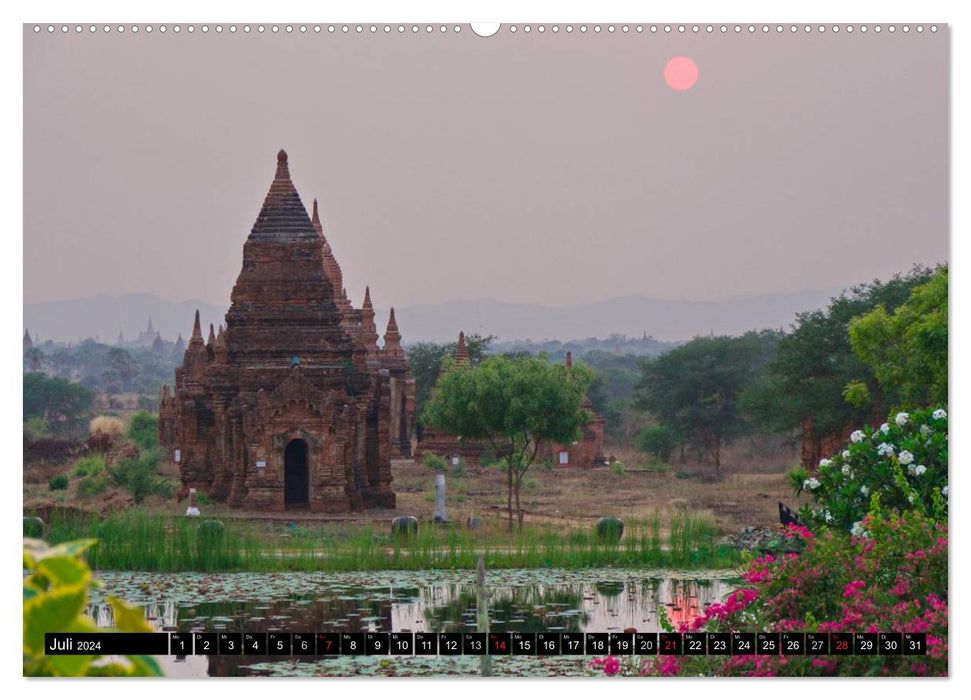 Zauberhaftes Myanmar (CALVENDO Wandkalender 2024)