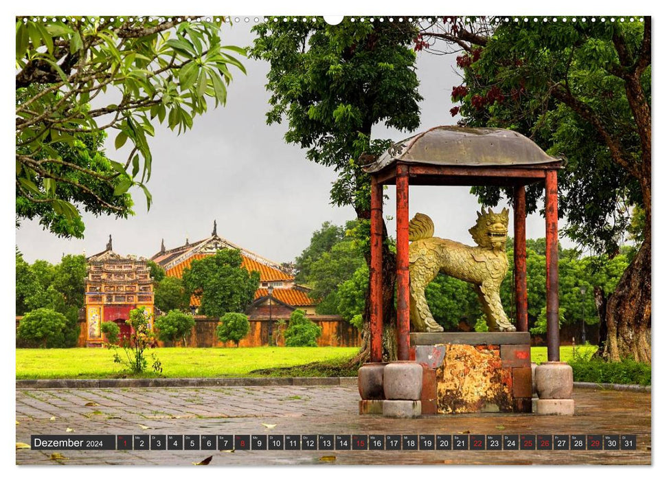 Vietnam - Entre Mékong et Baie d'Halong (Calvendo Premium Wall Calendar 2024) 