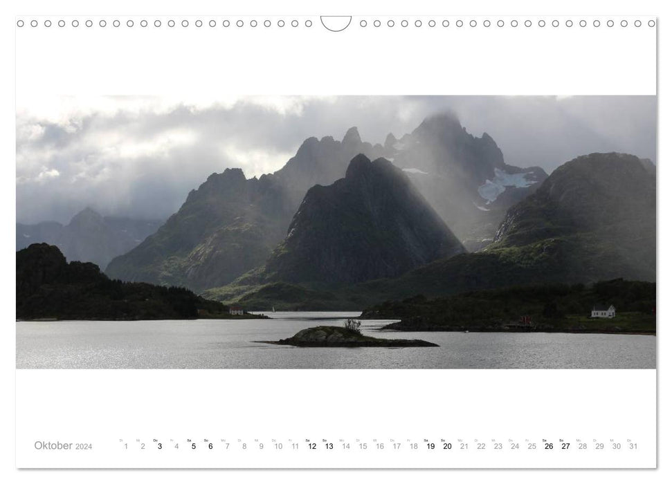 Panoramas of the Norwegian coast (CALVENDO wall calendar 2024) 