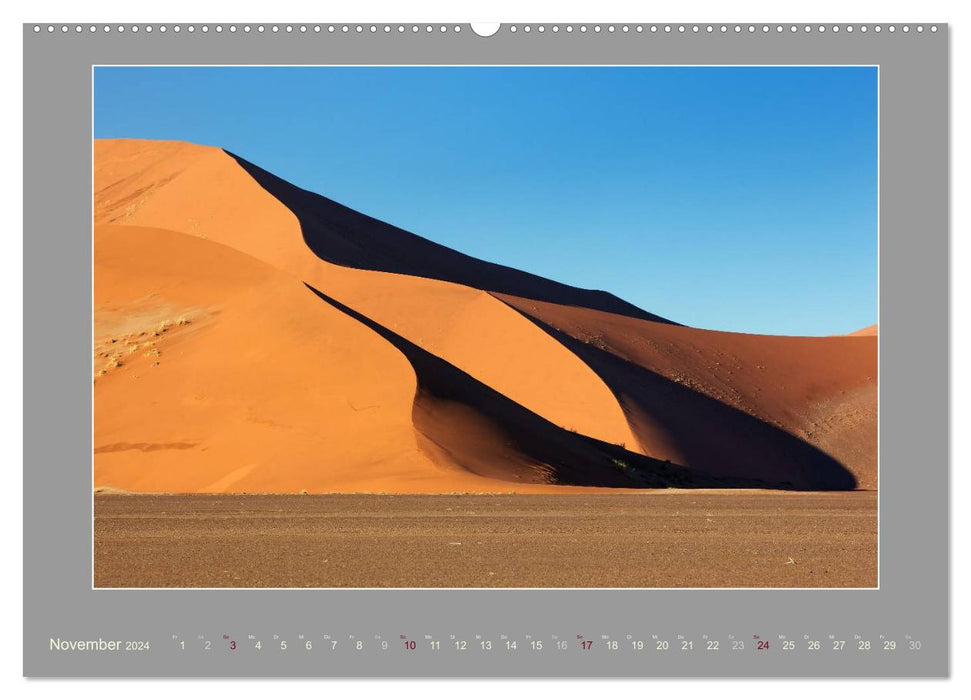 Namibie - Les couleurs du Namib (Calendrier mural CALVENDO Premium 2024) 