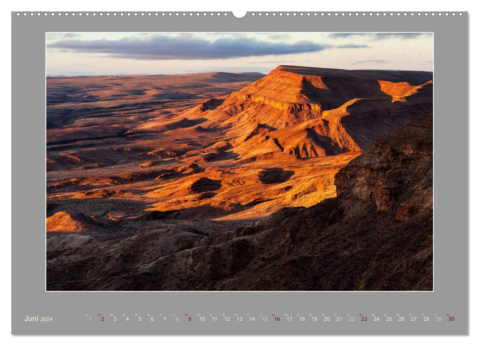 Namibie - Les couleurs du Namib (Calendrier mural CALVENDO Premium 2024) 