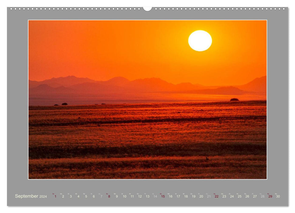 Namibie - Les couleurs du Namib (Calendrier mural CALVENDO Premium 2024) 