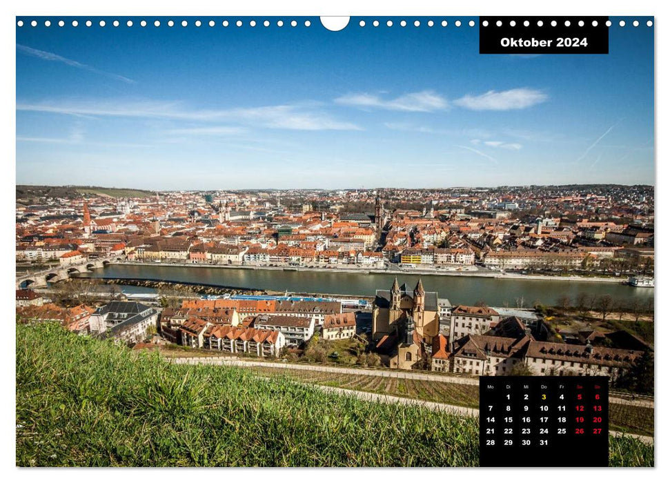 Würzburg - The Pearl of Lower Franconia (CALVENDO wall calendar 2024) 