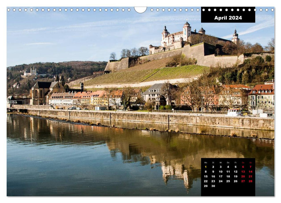 Würzburg - The Pearl of Lower Franconia (CALVENDO wall calendar 2024) 