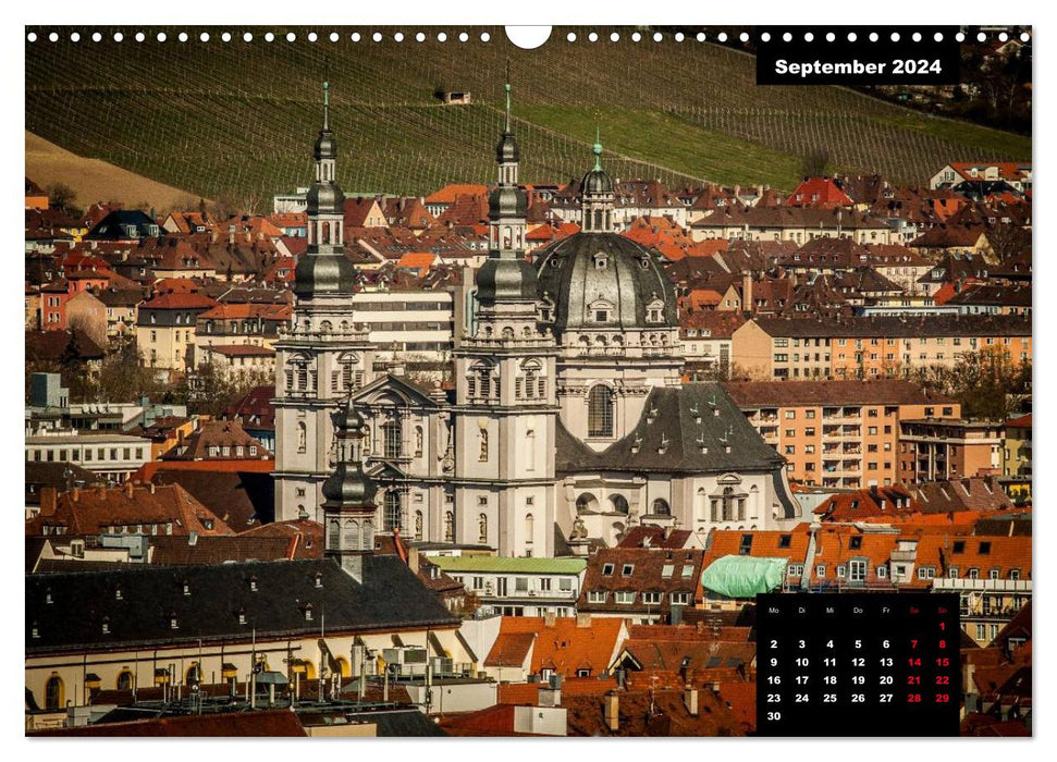 Würzburg - Die Perle Unterfrankens (CALVENDO Wandkalender 2024)