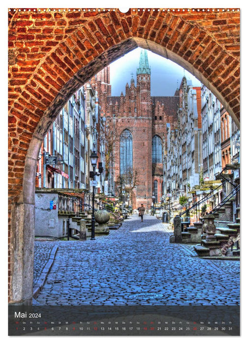 Gdansk - A beauty on the Baltic Sea (CALVENDO wall calendar 2024) 