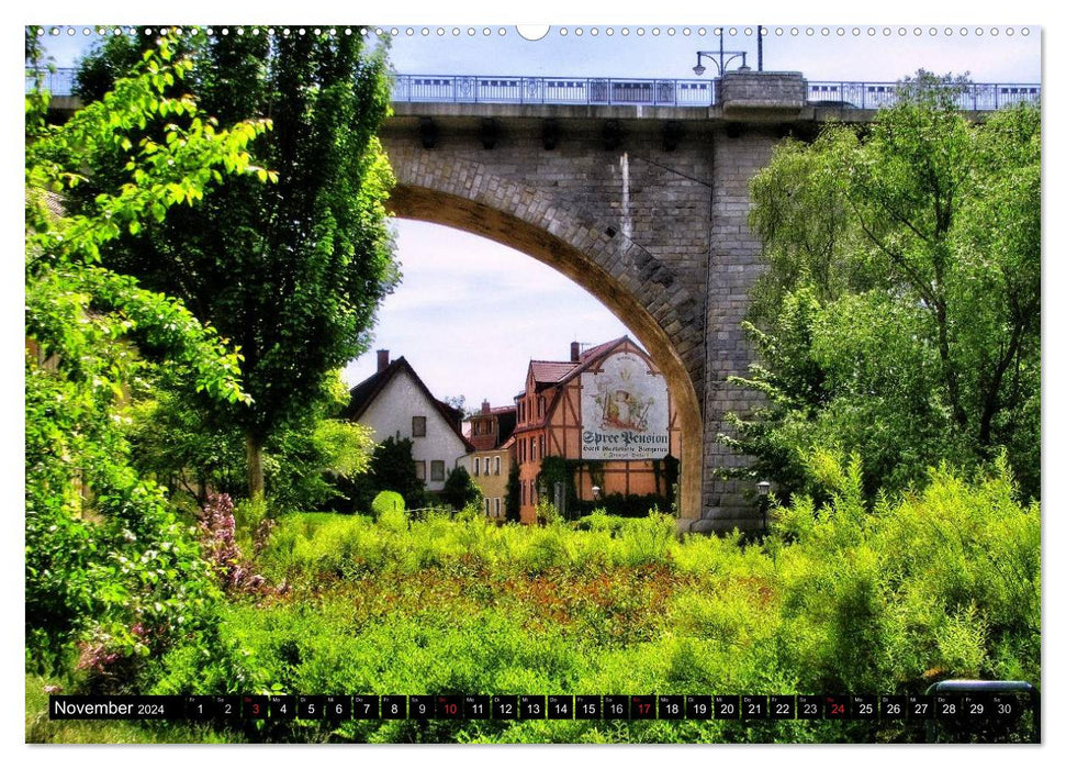 Bautzen with its most beautiful views (CALVENDO Premium Wall Calendar 2024) 