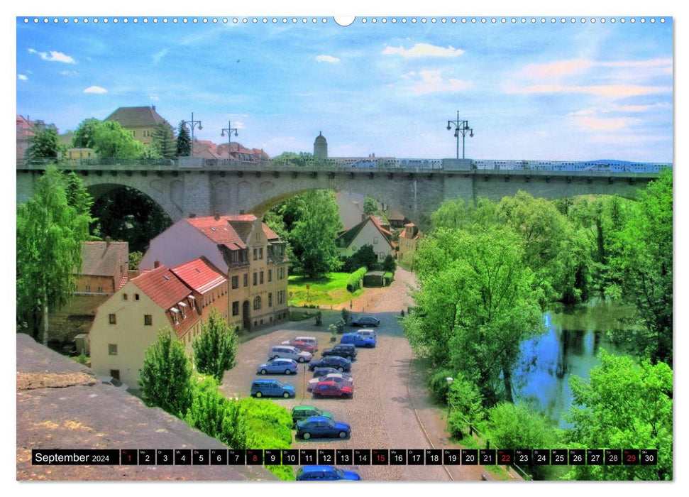 Bautzen with its most beautiful views (CALVENDO Premium Wall Calendar 2024) 