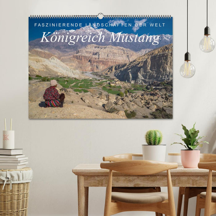 Faszinierende Landschaften der Welt: Königreich Mustang (CALVENDO Wandkalender 2024)