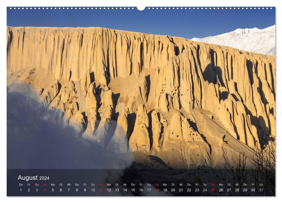 Faszinierende Landschaften der Welt: Königreich Mustang (CALVENDO Wandkalender 2024)