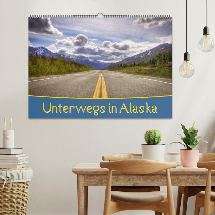 Unterwegs in Alaska (CALVENDO Wandkalender 2024)