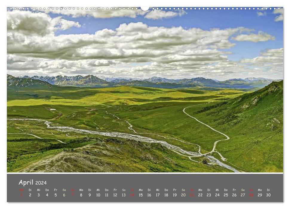 On the road in Alaska (CALVENDO wall calendar 2024) 