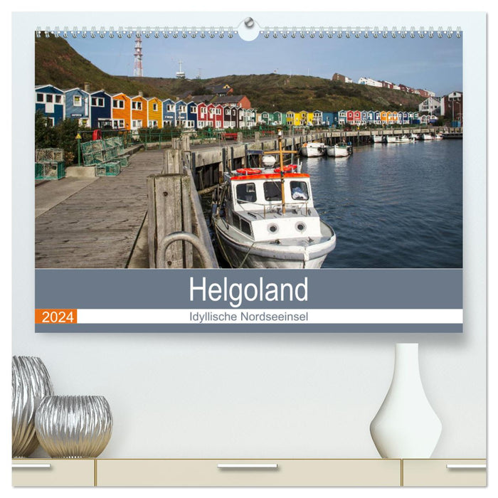 Heligoland - île idyllique de la mer du Nord (Calvendo Premium Wall Calendar 2024) 