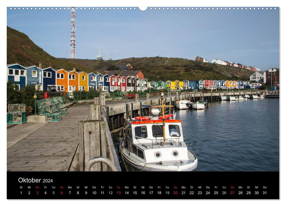 Heligoland - idyllic North Sea island (CALVENDO Premium Wall Calendar 2024) 