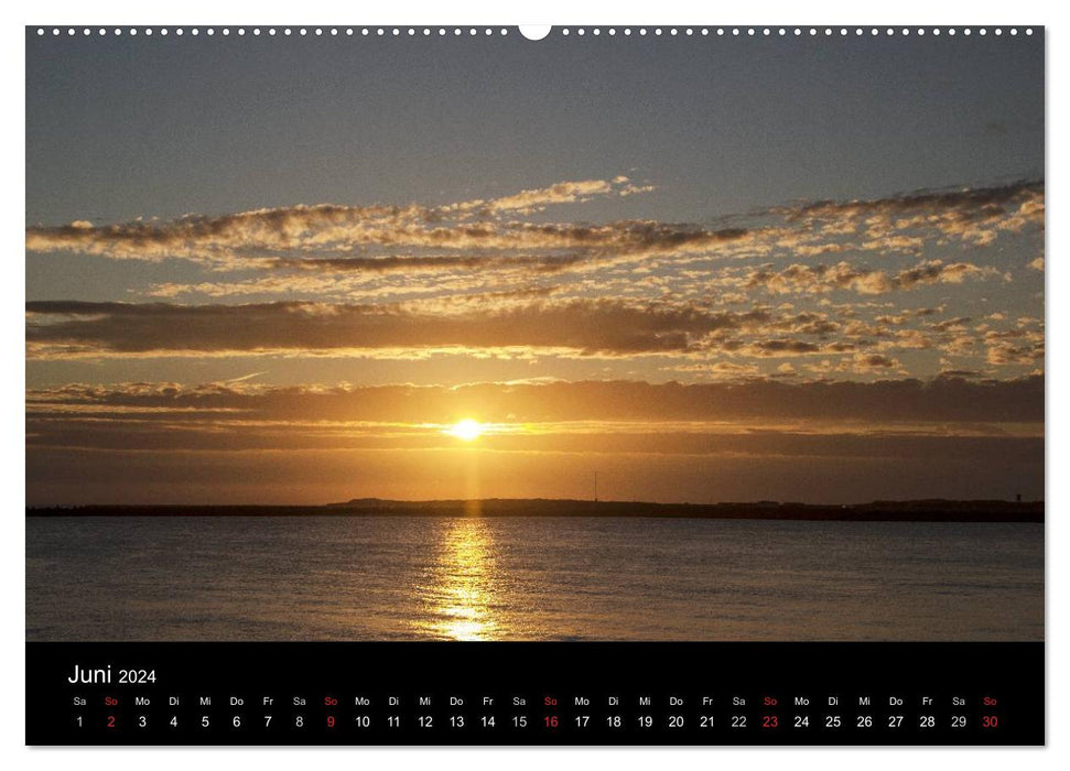 Heligoland - île idyllique de la mer du Nord (Calvendo Premium Wall Calendar 2024) 