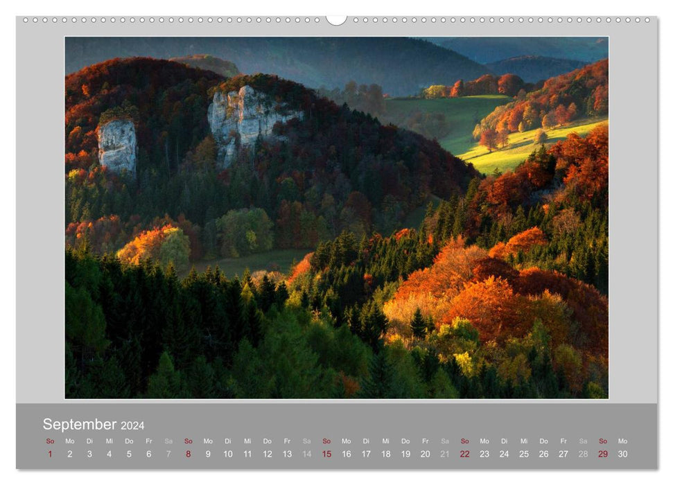 Switzerland - Impressions of the idyllic mountain world over the seasons (CALVENDO Premium Wall Calendar 2024) 
