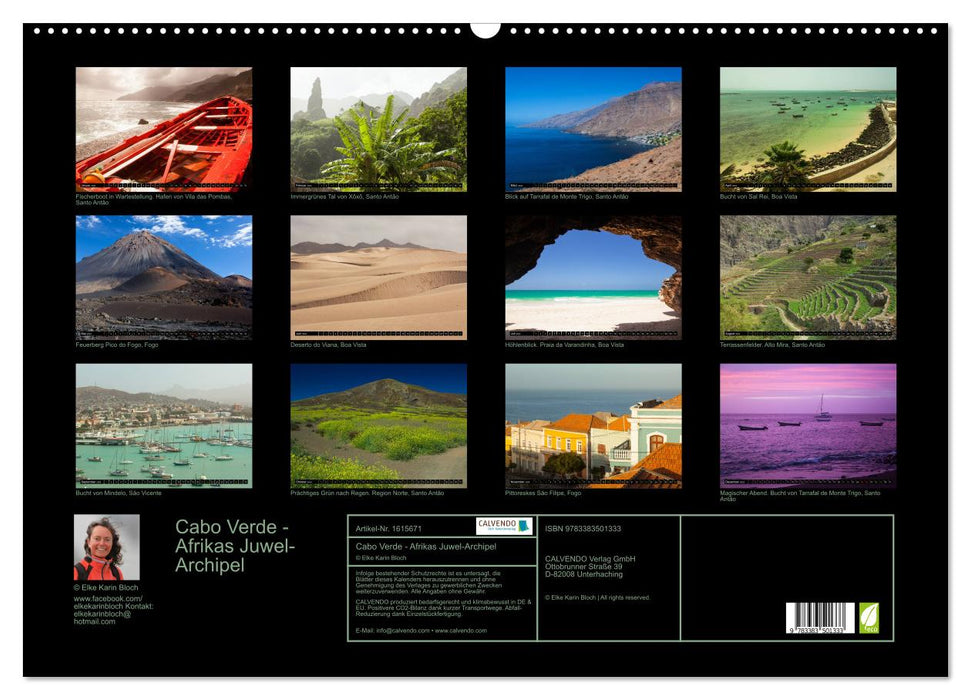 Cabo Verde - Africa's Jewel Archipelago (CALVENDO Wall Calendar 2024) 