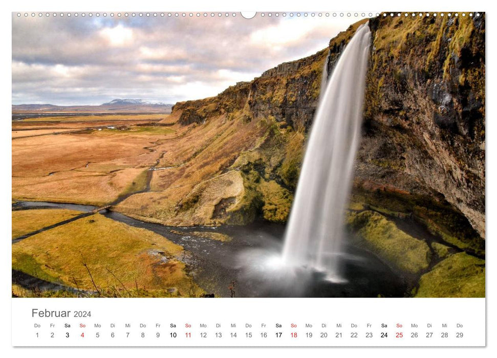 Fascination Iceland - Landscape Calendar 2024 (CALVENDO Wall Calendar 2024) 