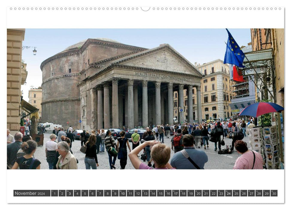 PANOROMA - Rome in Panorama (CALVENDO Premium Wall Calendar 2024) 