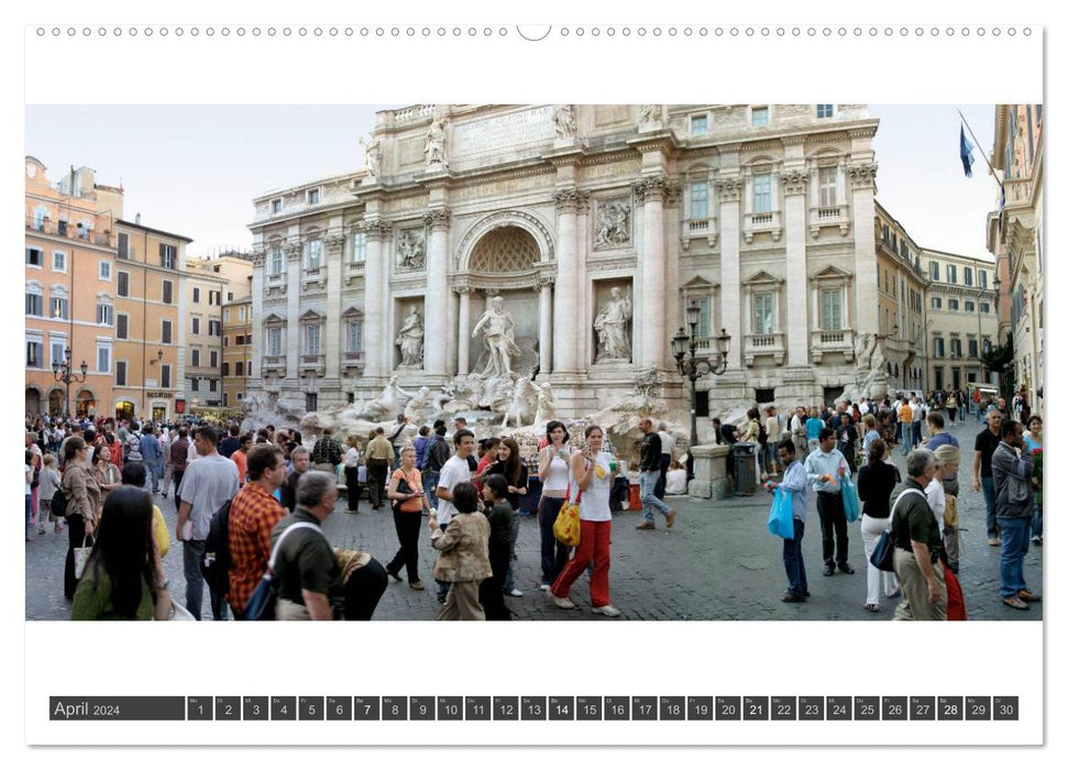 PANOROMA - Rome in Panorama (CALVENDO Premium Wall Calendar 2024) 