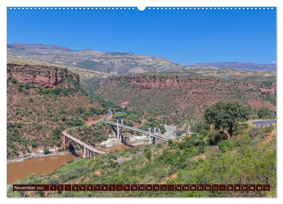 Ethiopia - 13 months of sunshine (CALVENDO Premium Wall Calendar 2024) 