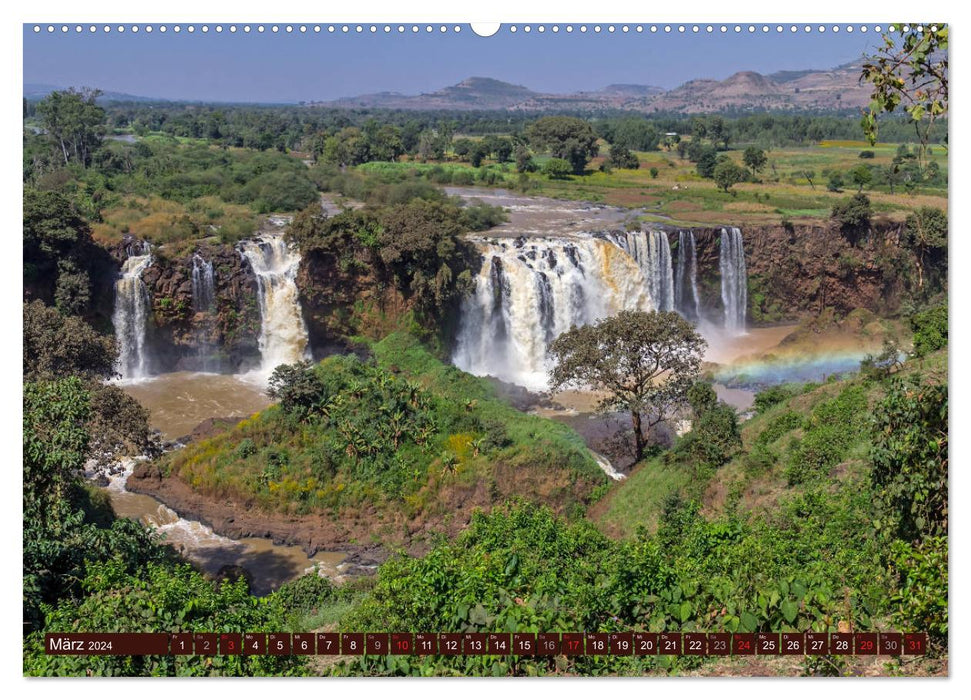 Äthiopien - 13 Monate Sonnenschein (CALVENDO Premium Wandkalender 2024)