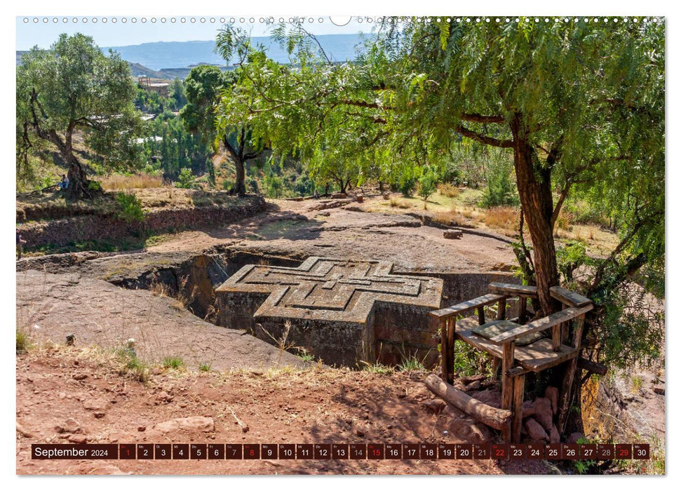 Ethiopia - 13 months of sunshine (CALVENDO Premium Wall Calendar 2024) 