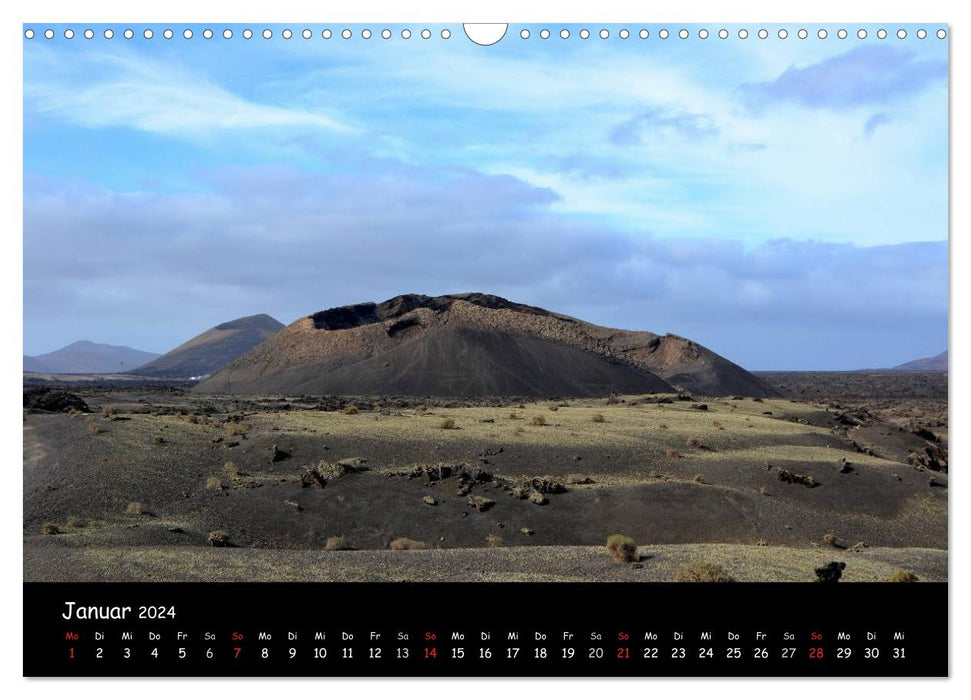 Lanzarote – Insel der Farben (CALVENDO Wandkalender 2024)