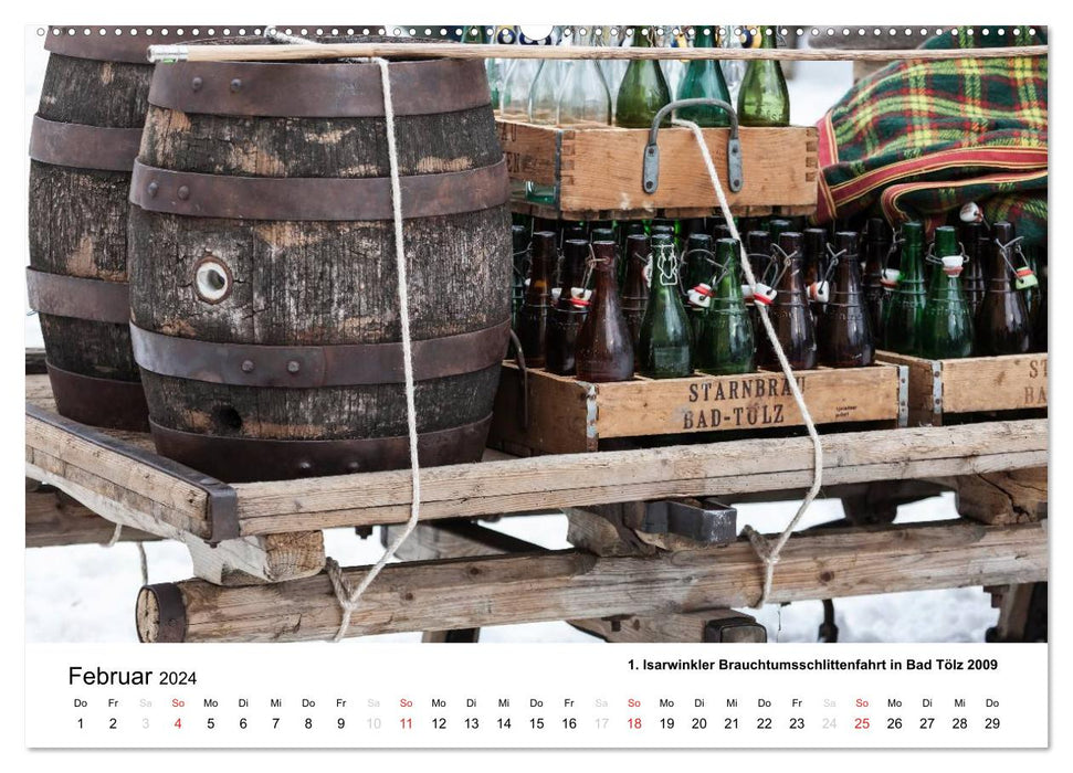 The Isarwinkel (CALVENDO Premium Wall Calendar 2024) 