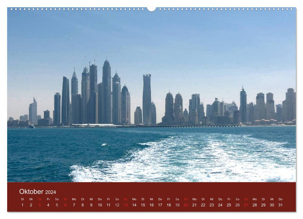 Abu Dhabi and Dubai (CALVENDO Premium Wall Calendar 2024) 