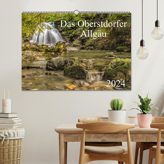 Das Oberstdorfer Allgäu (CALVENDO Wandkalender 2024)