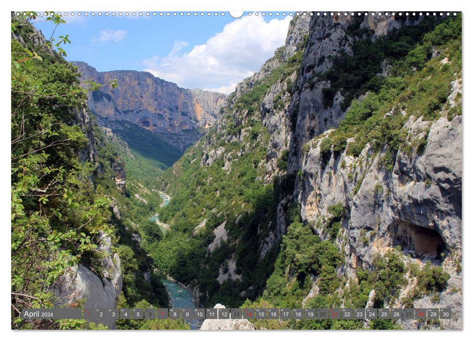 Southern France - The most beautiful excursion destinations. (CALVENDO wall calendar 2024) 