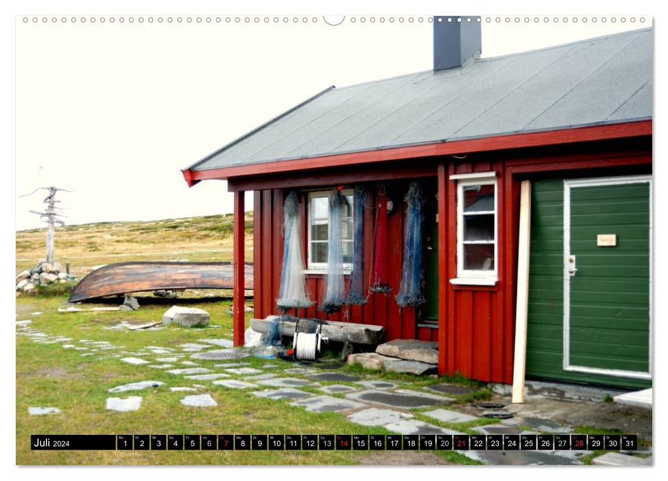 Foray through Norway's Hardangervidda (CALVENDO Premium Wall Calendar 2024) 