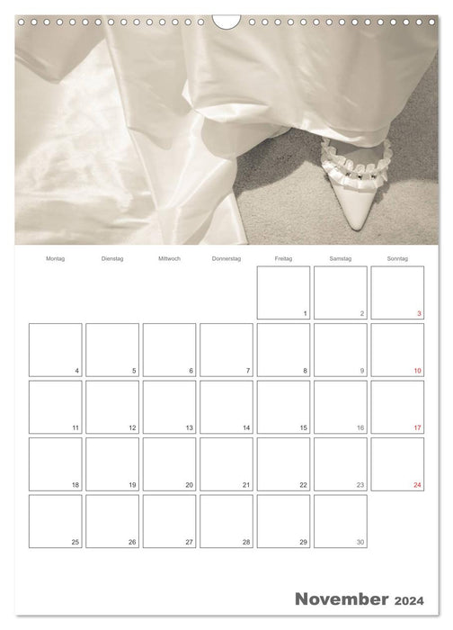Mein Hochzeitsplaner für das ganze Jahr. (CALVENDO Wandkalender 2024)
