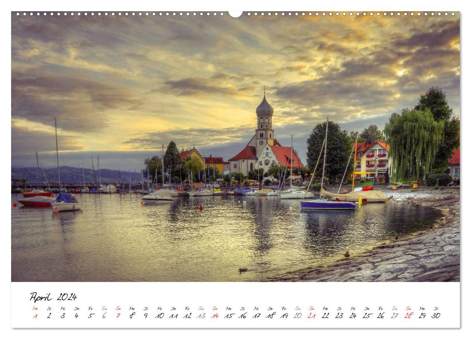 Out and about on Lake Constance (CALVENDO wall calendar 2024) 