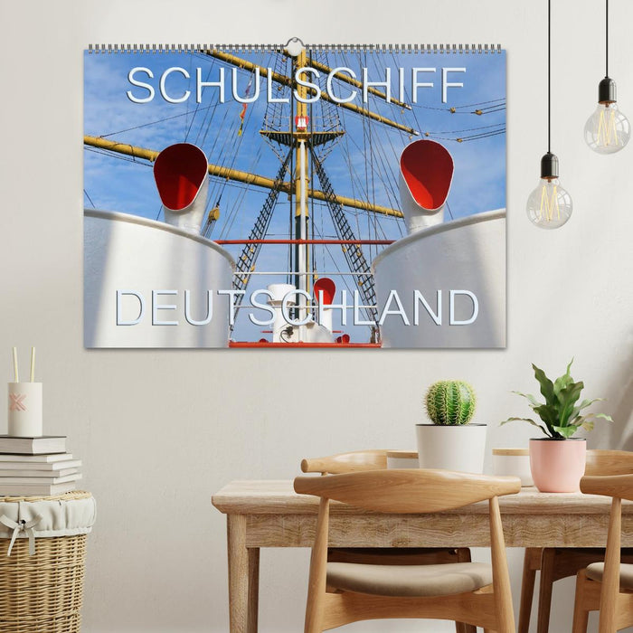 Schulschiff Deutschland in Bremen-Vegesack (CALVENDO Wandkalender 2024)