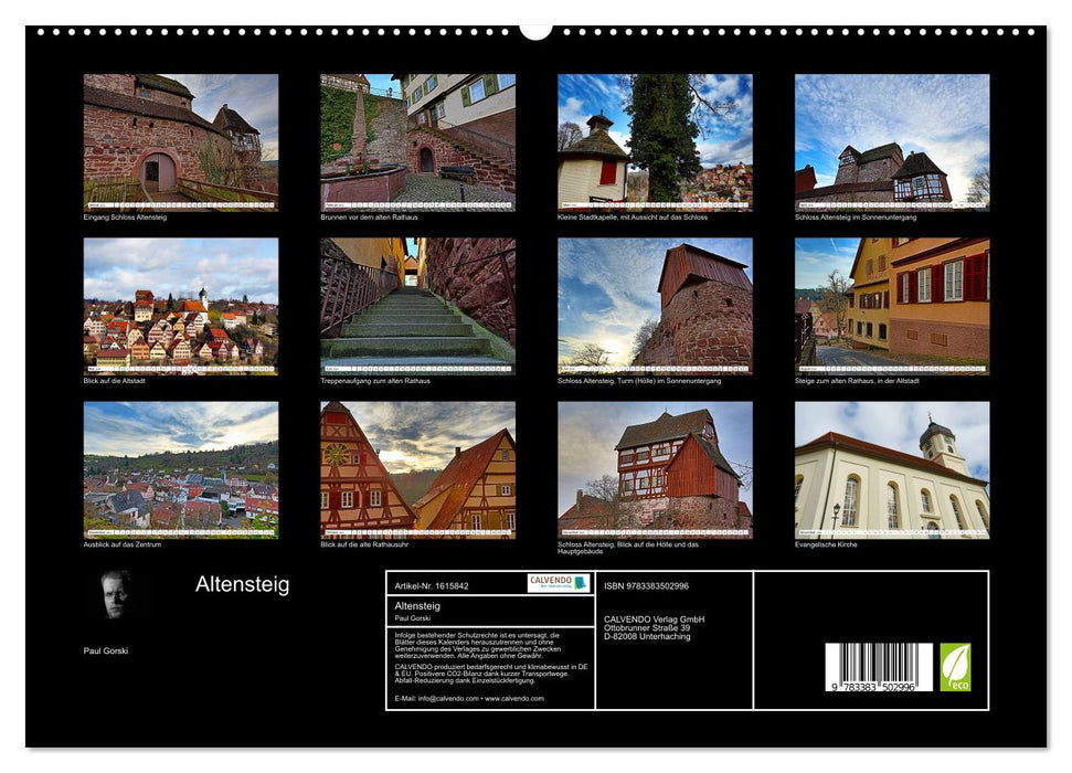 Altensteig (CALVENDO Premium Wandkalender 2024)