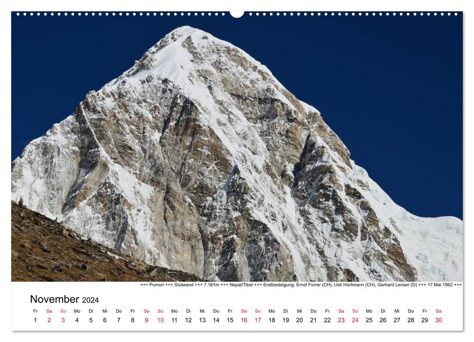 Solo Khumbu (CALVENDO Premium Wall Calendar 2024) 